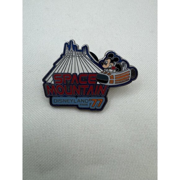 Disney Space Mountain 77 Disneyland Park Pin Mickey Mouse Collectable - Picture 5 of 5